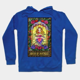 Queen Of Pentacles. Magic Gate Tarot Card Design. Hoodie